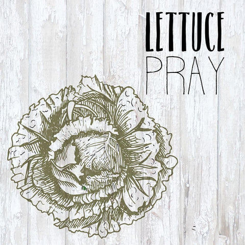 Vegetables 1 White Modern Wood Framed Art Print by Kimberly, Allen