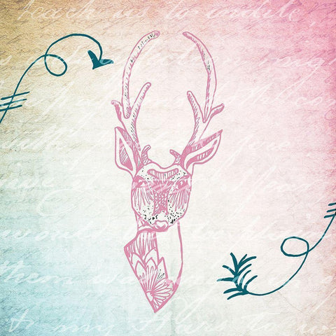 Boho B Black Modern Wood Framed Art Print by Kimberly, Allen