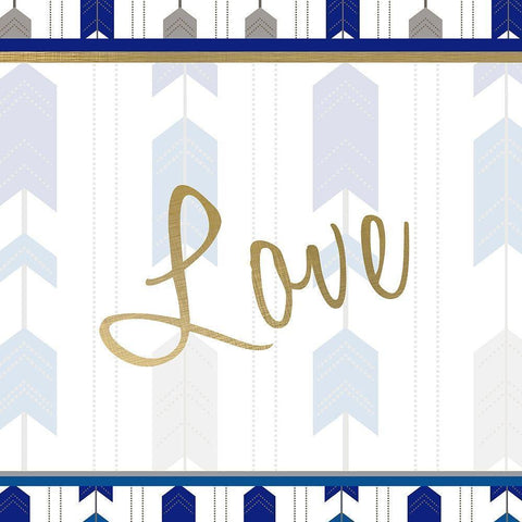 Indigo Dreamer 3 Gold Ornate Wood Framed Art Print with Double Matting by Kimberly, Allen