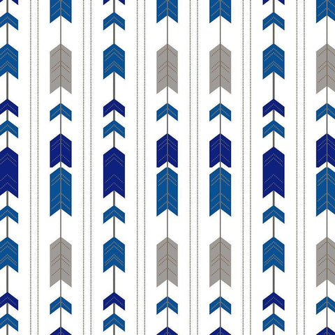 Indigo Dreamer Pattern Black Modern Wood Framed Art Print by Kimberly, Allen