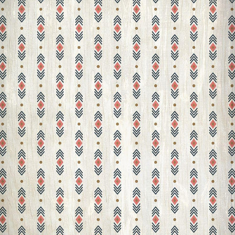 Wild Dream Free Pattern Black Modern Wood Framed Art Print with Double Matting by Kimberly, Allen