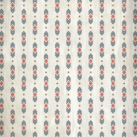 Wild Dream Free Pattern White Modern Wood Framed Art Print with Double Matting by Kimberly, Allen