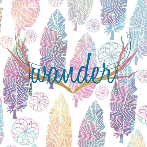 Wild 5 Black Ornate Wood Framed Art Print with Double Matting by Kimberly, Allen