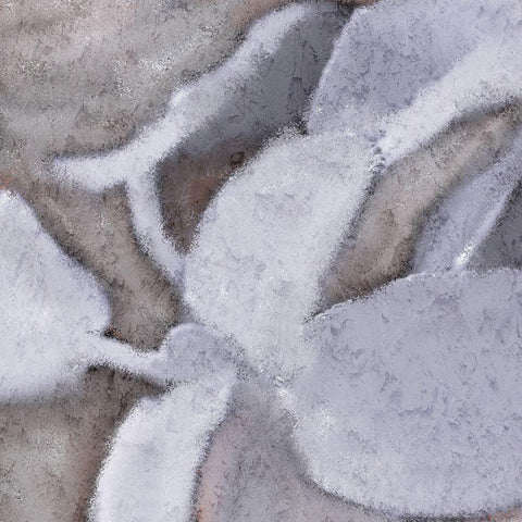 Sage Leaves 2 Black Modern Wood Framed Art Print by Kimberly, Allen