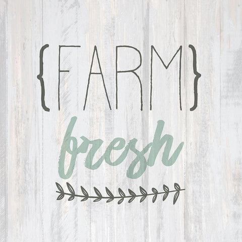 Fresh Farm Black Ornate Wood Framed Art Print with Double Matting by Kimberly, Allen