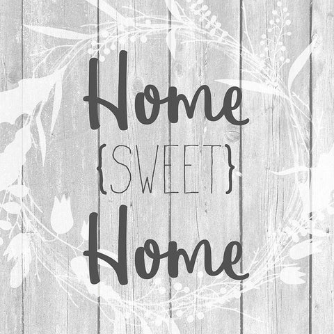 Home Sweet Home Gold Ornate Wood Framed Art Print with Double Matting by Kimberly, Allen