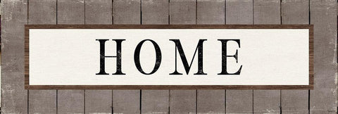 Home White Modern Wood Framed Art Print with Double Matting by Louise, Gigi