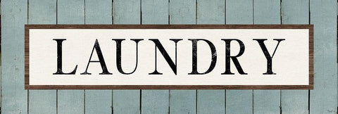 Laundry Black Ornate Wood Framed Art Print with Double Matting by Louise, Gigi