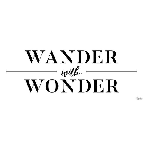 Wander Wonder White Modern Wood Framed Art Print by Louise, Gigi