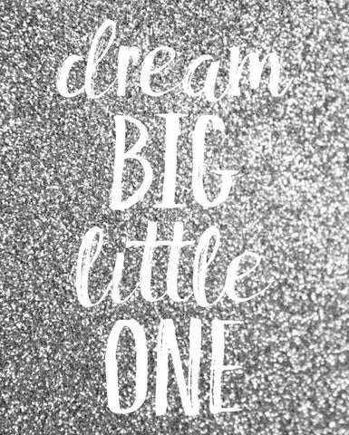 Dream Big Black Ornate Wood Framed Art Print with Double Matting by Louise, Gigi