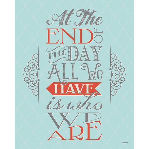 All We Have Black Modern Wood Framed Art Print with Double Matting by Louise, Gigi