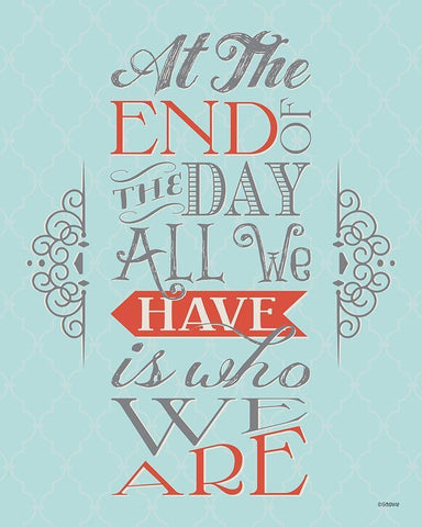 All We Have White Modern Wood Framed Art Print with Double Matting by Louise, Gigi