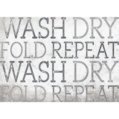 Wash Dry Gold Ornate Wood Framed Art Print with Double Matting by Louise, Gigi