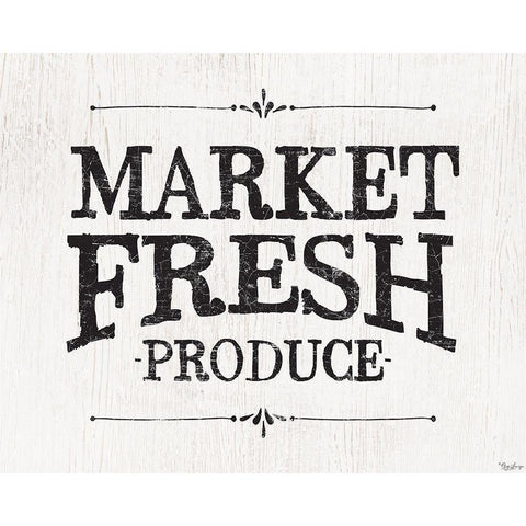 Market Fresh Gold Ornate Wood Framed Art Print with Double Matting by Louise, Gigi