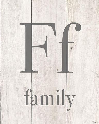 Family Black Ornate Wood Framed Art Print with Double Matting by Louise, Gigi