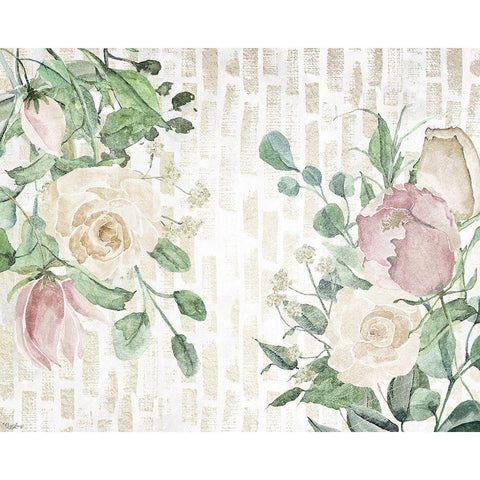 Neutral Flower White Modern Wood Framed Art Print by Louise, Gigi