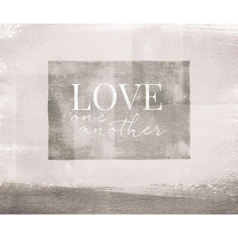 Love One Another Gold Ornate Wood Framed Art Print with Double Matting by Louise, Gigi