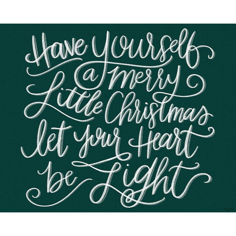 Be Light Chalk Black Modern Wood Framed Art Print with Double Matting by Louise, Gigi