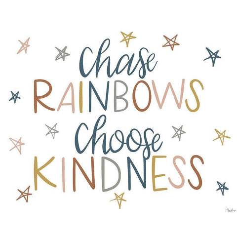 Chase Rainbows Fall Black Modern Wood Framed Art Print by Louise, Gigi