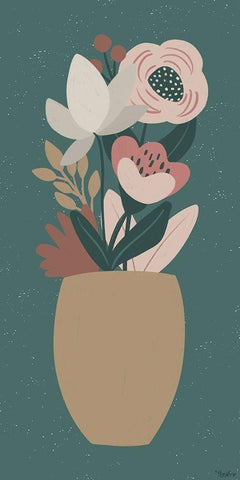 Shed Flower 1 Black Ornate Wood Framed Art Print with Double Matting by Louise, Gigi