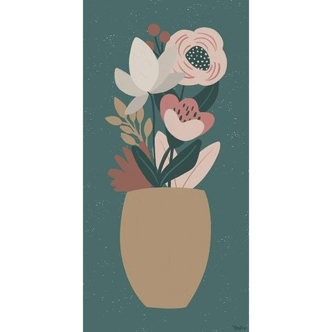 Shed Flower 1 White Modern Wood Framed Art Print by Louise, Gigi