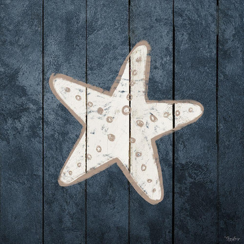 Relax Star 2 Gold Ornate Wood Framed Art Print with Double Matting by Louise, Gigi