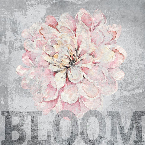 Flower Bloom White Modern Wood Framed Art Print by Louise, Gigi