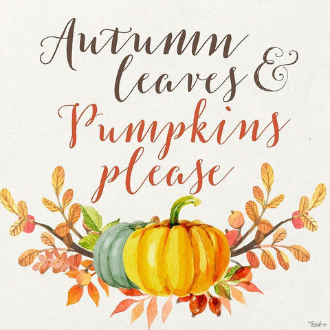 Leaves Please White Modern Wood Framed Art Print by Louise, Gigi