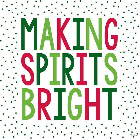 Spirits Bright Black Modern Wood Framed Art Print by Louise, Gigi