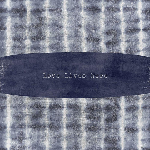 Loves Live White Modern Wood Framed Art Print by Louise, Gigi