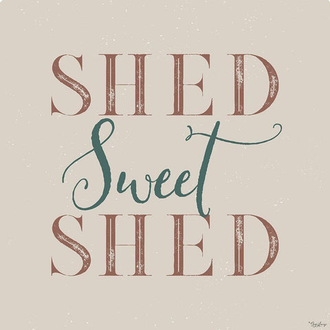 Sweet Shed Gold Ornate Wood Framed Art Print with Double Matting by Louise, Gigi