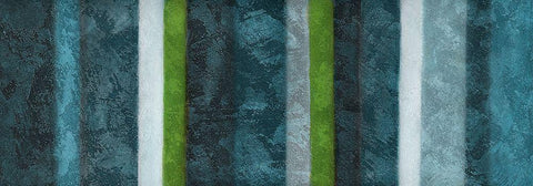 Morroccan Stripes Combined 1 Black Ornate Wood Framed Art Print with Double Matting by Emery, Kristin