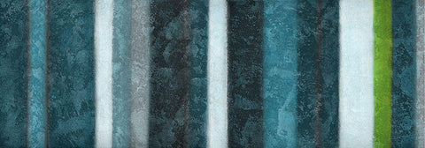 Morroccan Stripes Combined 2 White Modern Wood Framed Art Print with Double Matting by Emery, Kristin