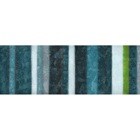 Morroccan Stripes Combined 2 Gold Ornate Wood Framed Art Print with Double Matting by Emery, Kristin