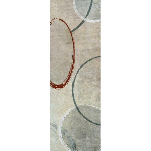 Mod II Black Modern Wood Framed Art Print with Double Matting by Emery, Kristin