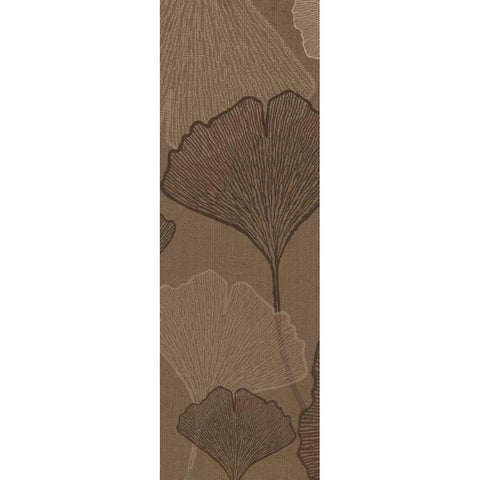 Falling Flowers II Black Modern Wood Framed Art Print by Emery, Kristin