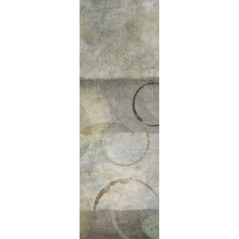Circles and Patterns I White Modern Wood Framed Art Print by Emery, Kristin