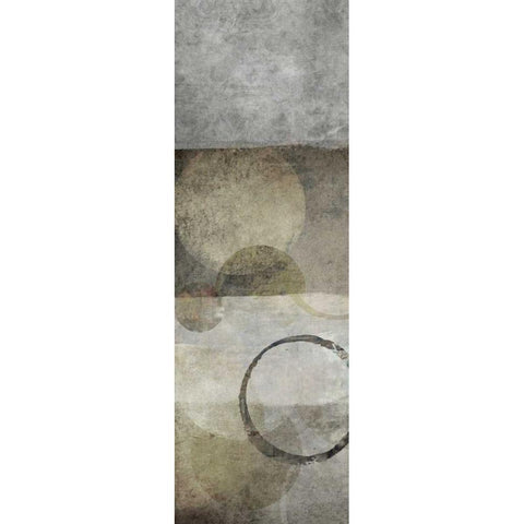 Circles and Patterns II Gold Ornate Wood Framed Art Print with Double Matting by Emery, Kristin