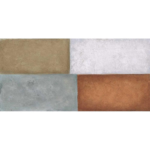 4Tile 2 Black Modern Wood Framed Art Print with Double Matting by Emery, Kristin