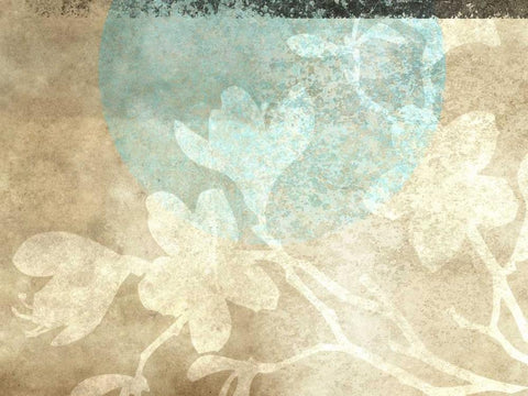Paradise Moon VI Black Ornate Wood Framed Art Print with Double Matting by Emery, Kristin