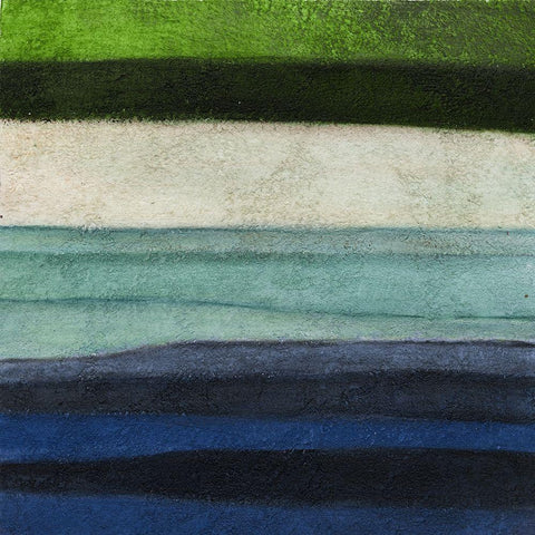 Stripes Left Black Modern Wood Framed Art Print by Emery, Kristin