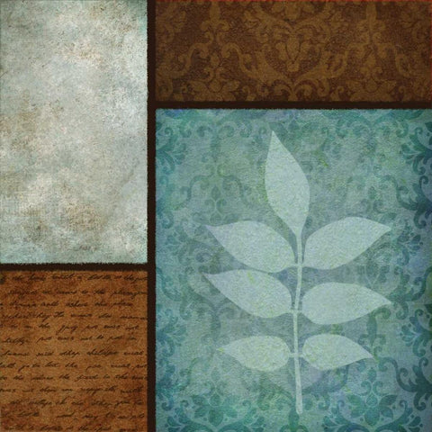 Patterns and Ferns IV White Modern Wood Framed Art Print by Emery, Kristin