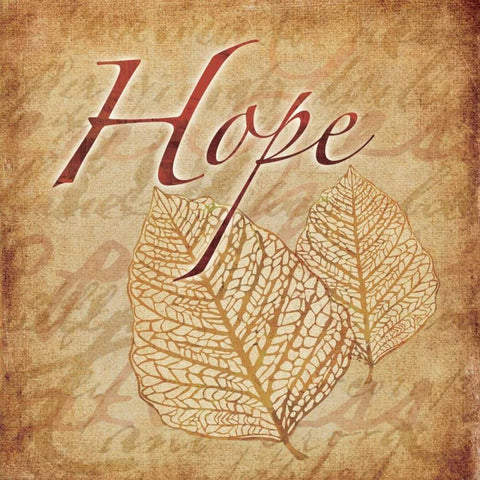 Gold Hope Black Modern Wood Framed Art Print by Emery, Kristin