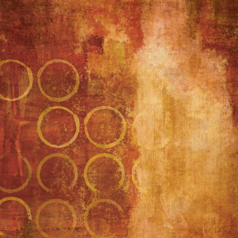 Red Hot II Black Modern Wood Framed Art Print by Emery, Kristin