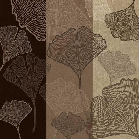 3 Panel Falling Flowers White Modern Wood Framed Art Print with Double Matting by Emery, Kristin