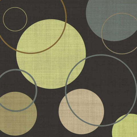 Lime Ricky I Black Modern Wood Framed Art Print with Double Matting by Emery, Kristin