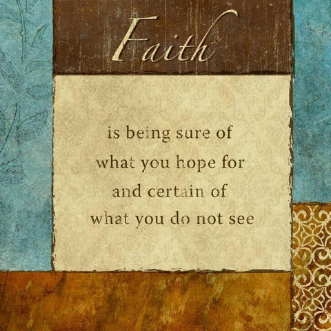 Faith Black Modern Wood Framed Art Print by Emery, Kristin
