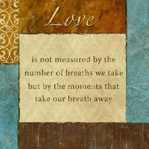 Love White Modern Wood Framed Art Print with Double Matting by Emery, Kristin