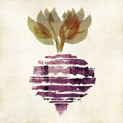 Beet IIII Black Ornate Wood Framed Art Print with Double Matting by Emery, Kristin
