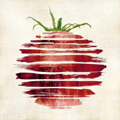 Tomato White Modern Wood Framed Art Print by Emery, Kristin